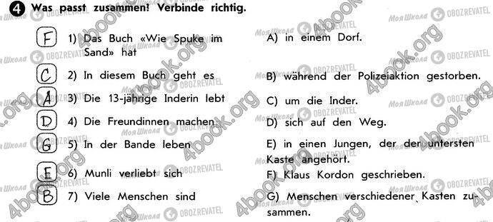 ГДЗ Німецька мова 10 клас сторінка Стр52 Впр4